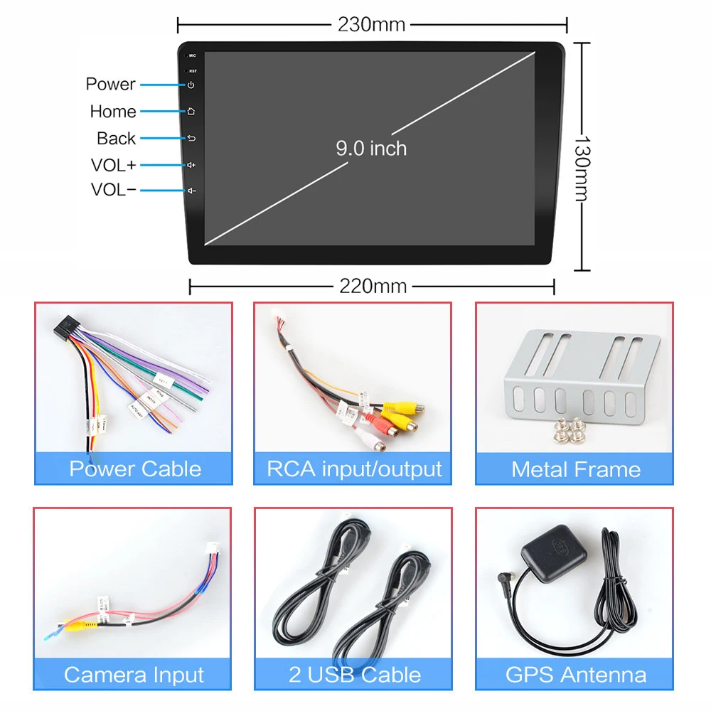 Android 11 CarPlay Auto car radio GPS multimedia player 2 DIN universal 7/9/10 inch Car stereo WiFi player 1028*720 2din 8G+128G 6 Android 11 CarPlay Auto car radio GPS multimedia player 2 DIN universal 7/9/10 inch Car stereo WiFi player 1028*720 2din 8G+128G 6