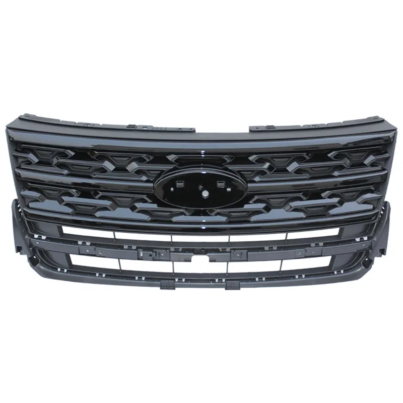 

Front Bumper Glossy Black Grille For Ford Explorer 2018 (Fits: 2018 Ford Explorer)