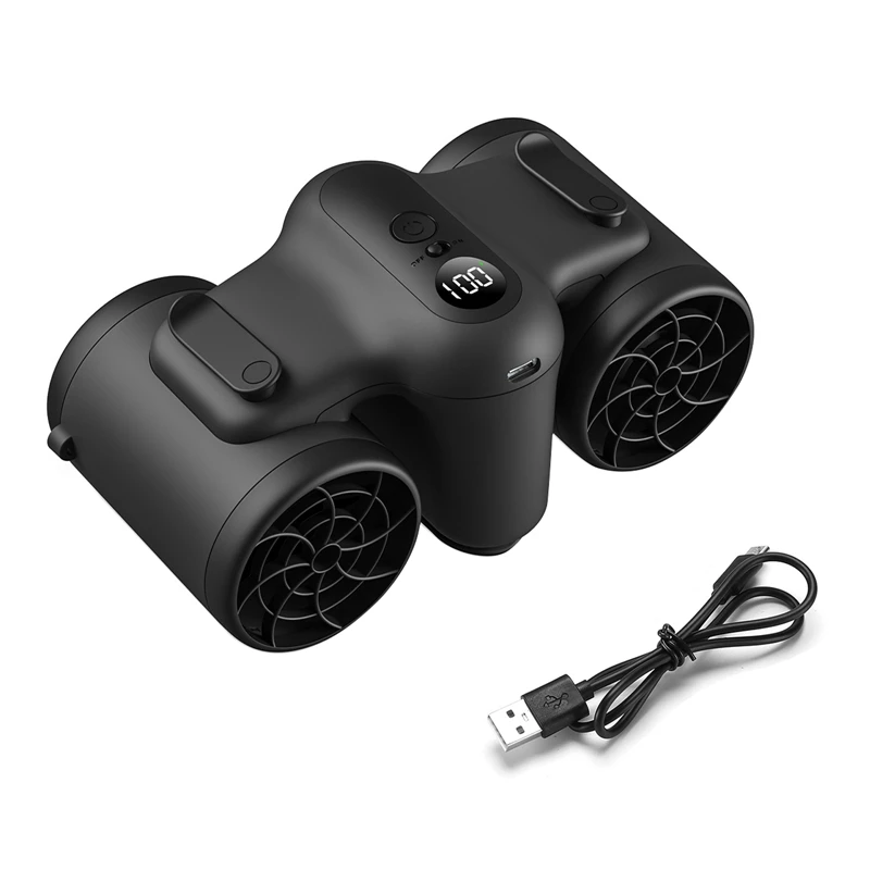 

Hot Portable Hanging Waist Fan With 10000Mah Recharge Battery Ultra Quiet Wearable Electric Fan Handheld Air Cond