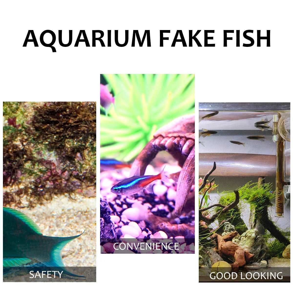 10 шт. с имитацией золотой рыбки ландшафтный дизайн искусственный декор