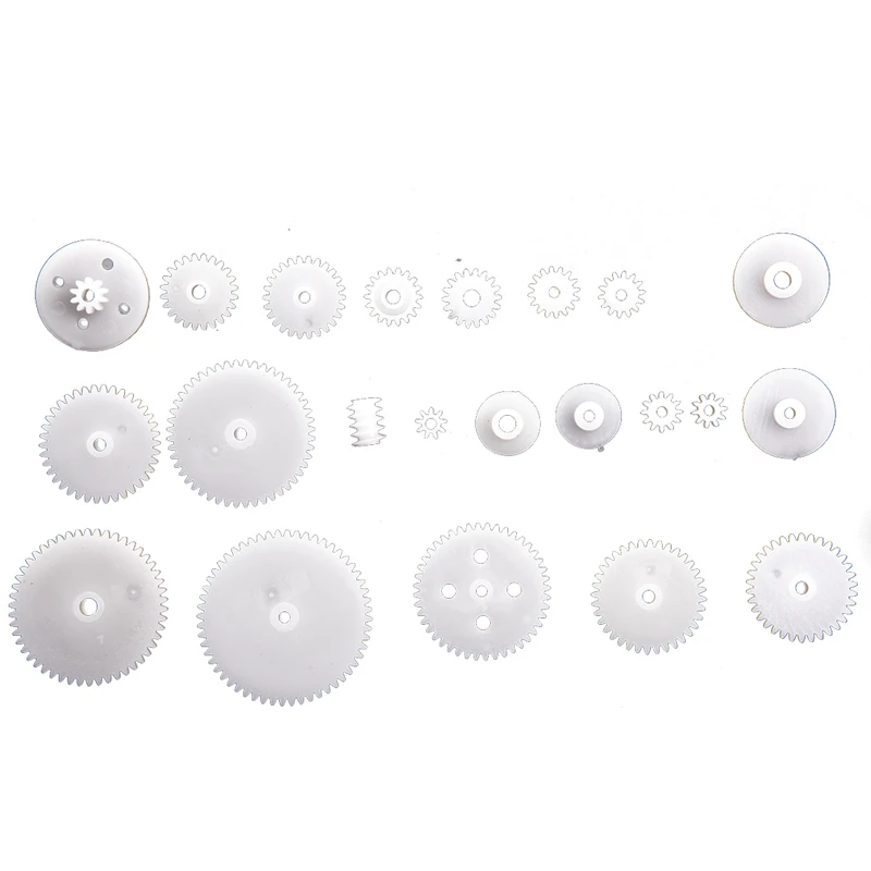 

Different Styles White Plastic Gear Set 174 Pcs For RC Toys