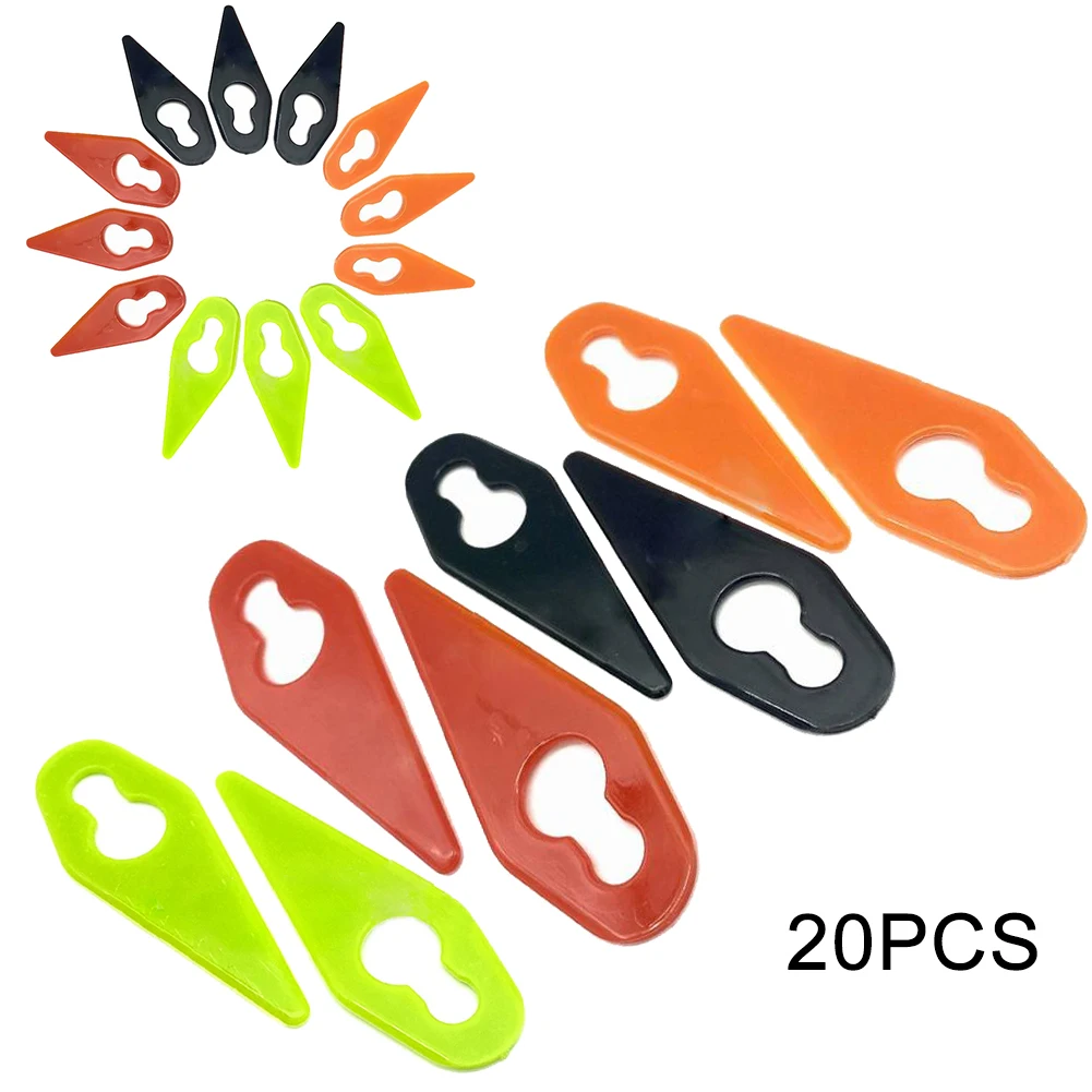 

20 Pcs Mower Blades 7cm Plastic For Gtech GT Series L70 Cordless Grass Strimmer Lawn Mower Accessories