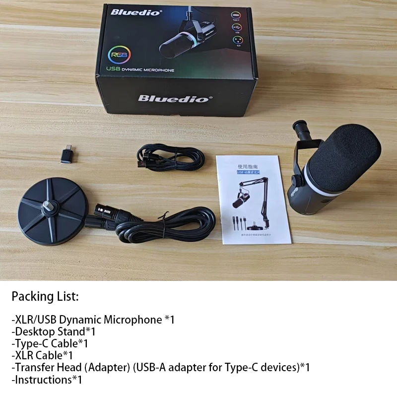 Динамический микрофон S3000 USBXLR с разъемом для наушниковRGBфункцией отключения звука для микшера, ПК, игр, записи, стриминга, PS54, AmpliGame (art.: 3920db73001b0) - 3920db73001b0