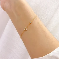 925 sterling silver hollow out heart bracelet women pav%c3%a9 crystal sparkling temperament wedding jewelry gift 18cm charms