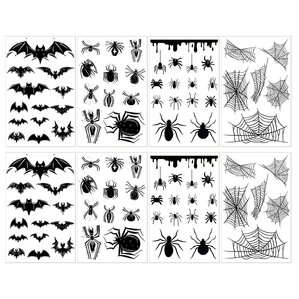 

8 Sheets Kids For Face Tattoos Stickers