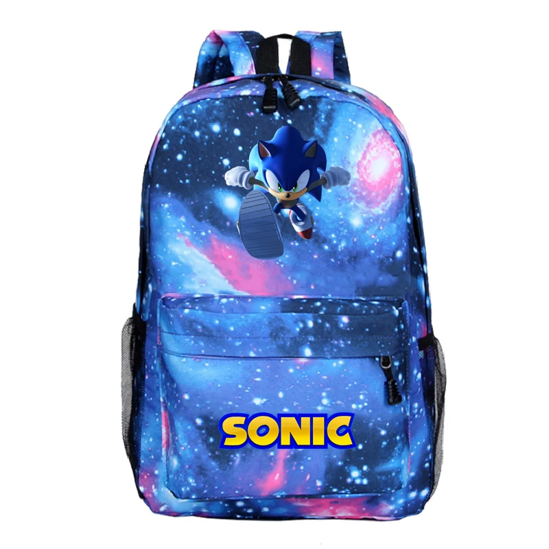 Cartoon Sonic Backpack Boy Girl School Bags kids Backpacks Students Back to School Mochila gift Book Bags Teens Rusksack New bag