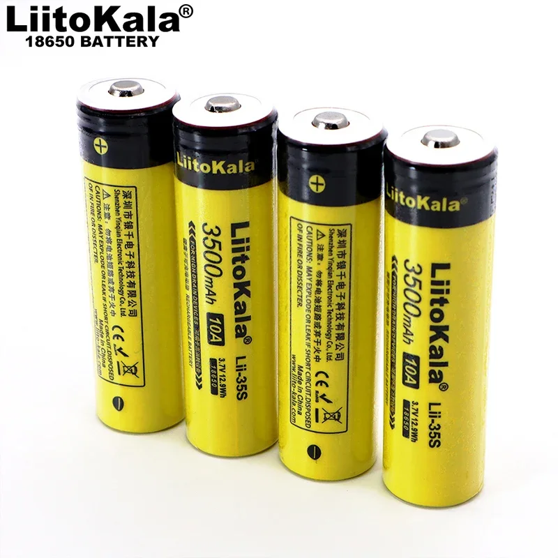 Оригинальный аккумулятор LiitoKala 18650 3 7 в 3500 мАч 1-6 шт.