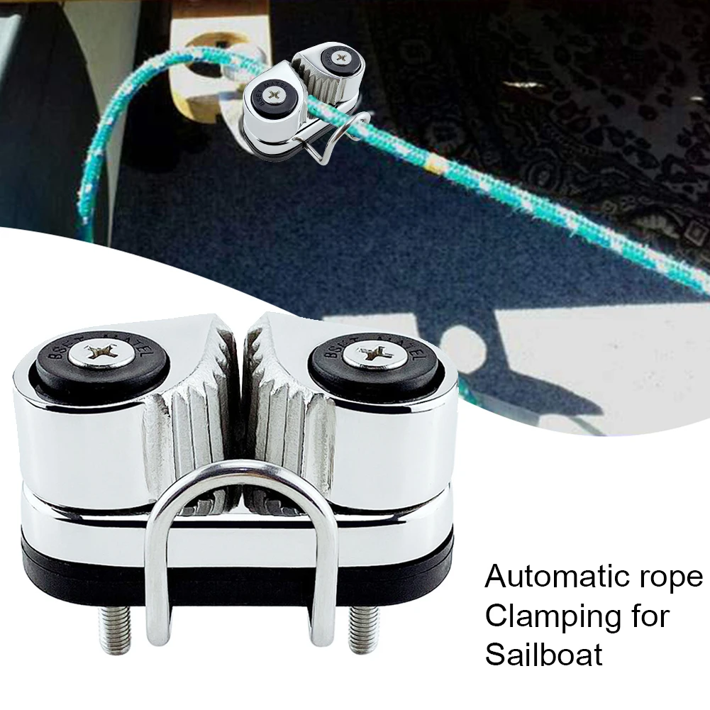 

Ball Bearing Cleat with Leading Ring Marine Boat Sailing Sailboat Matic Fairlead Bearing Cam Cleat Pilates Equipment