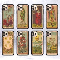 tarot cards reading phone case silicone pctpu case for iphone 11 12 13 pro max 8 7 6 plus x se xr hard fundas