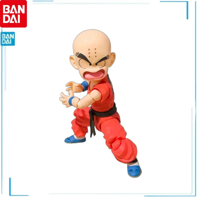 

Bandai Shf Genuine Anime Area Japan Dragon Ball Active Joint Krilin Kuririn Action Figure Cartoon Characters Collect Ornaments