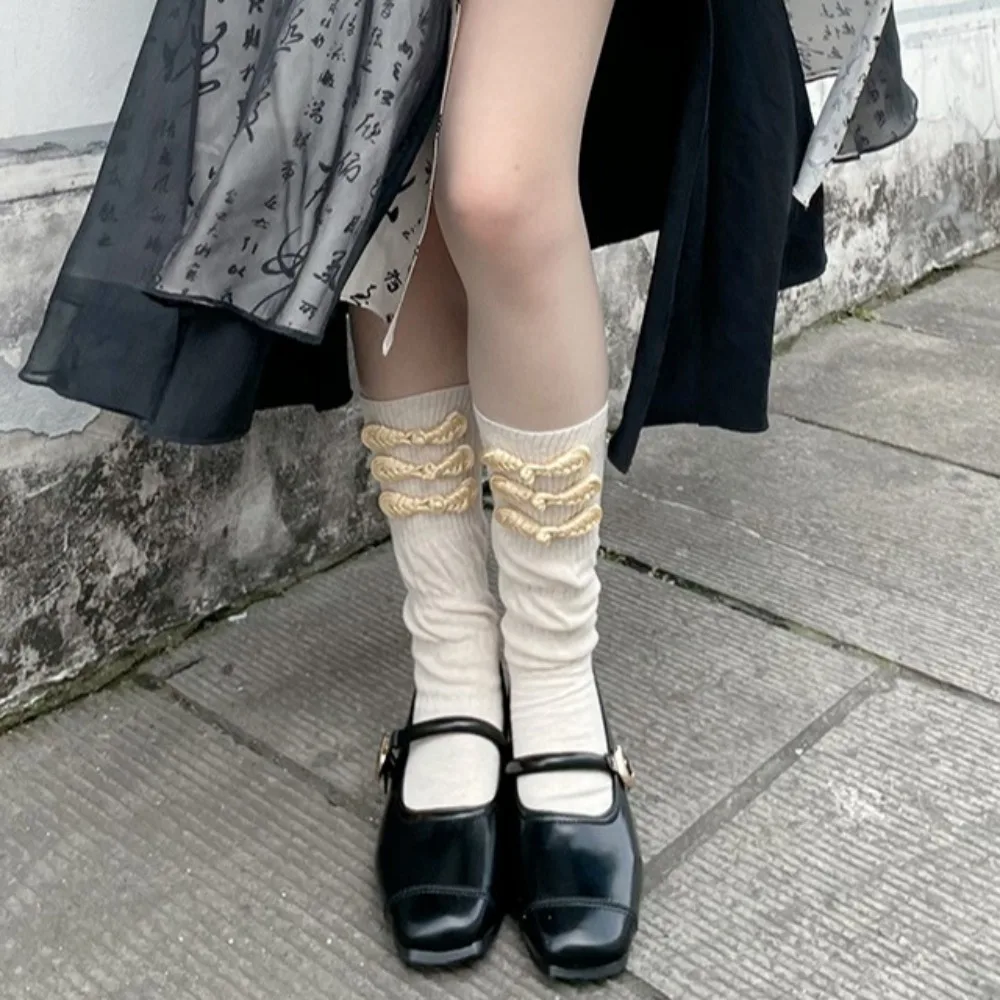 Эластичные носки-трубы в китайском стиле с лягушкой хлопковая уличная одежда