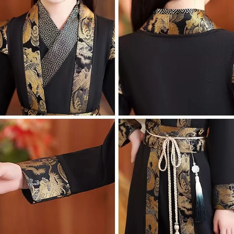 Традиционная китайская одежда для мальчиков и девочек