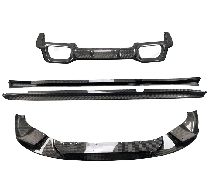 

High quality dry carbon fiber 3D style front lip side skirts rear diffuser for F98 X4M perfect fitment