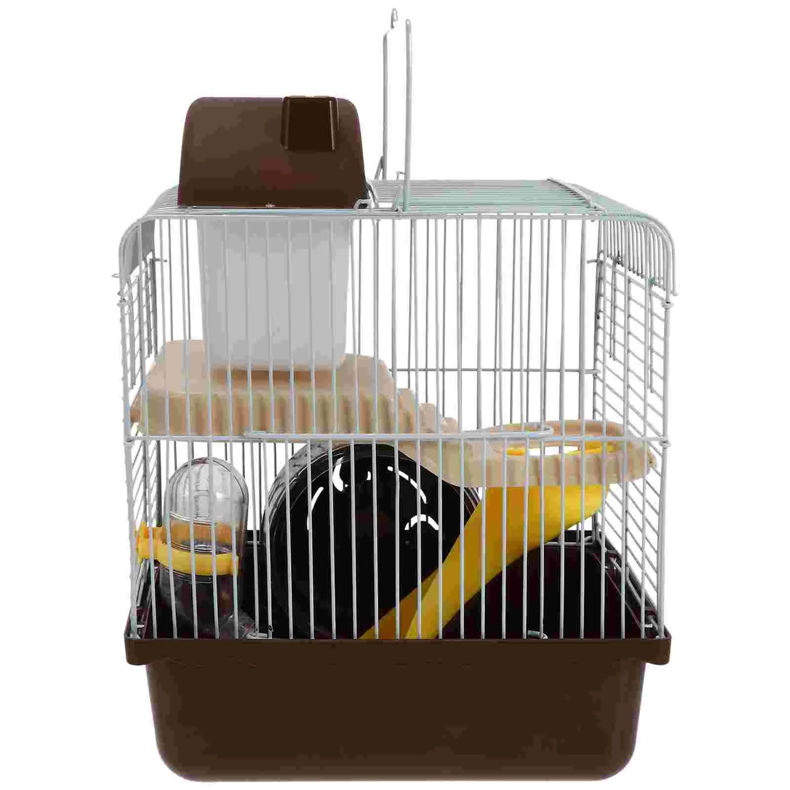 

Hamster Cage House Pet Hideout Animal Villa Dwarf Hedgehog Hideaway Gerbil Toy Habitat Castle Gerbils Stuff Rat Travel Playpen