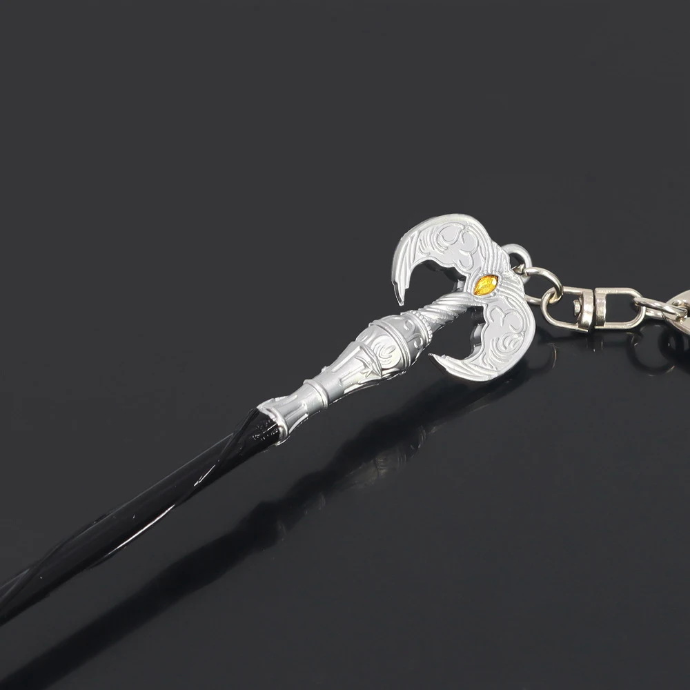 Кольцо Elden оружие боевой серп Лоретты игра брелок в стиле аниме сплав мечи