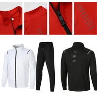 2022 new mens wear europe and the united states track and field fashion leisure sports zip up jacket trouser suit