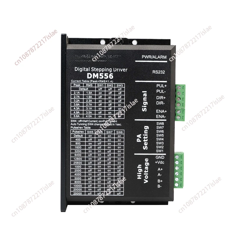 Двухфазный драйвер DM556 DM856 DM556S для шагового двигателя 57 мм 86 36-60 В постоянного тока