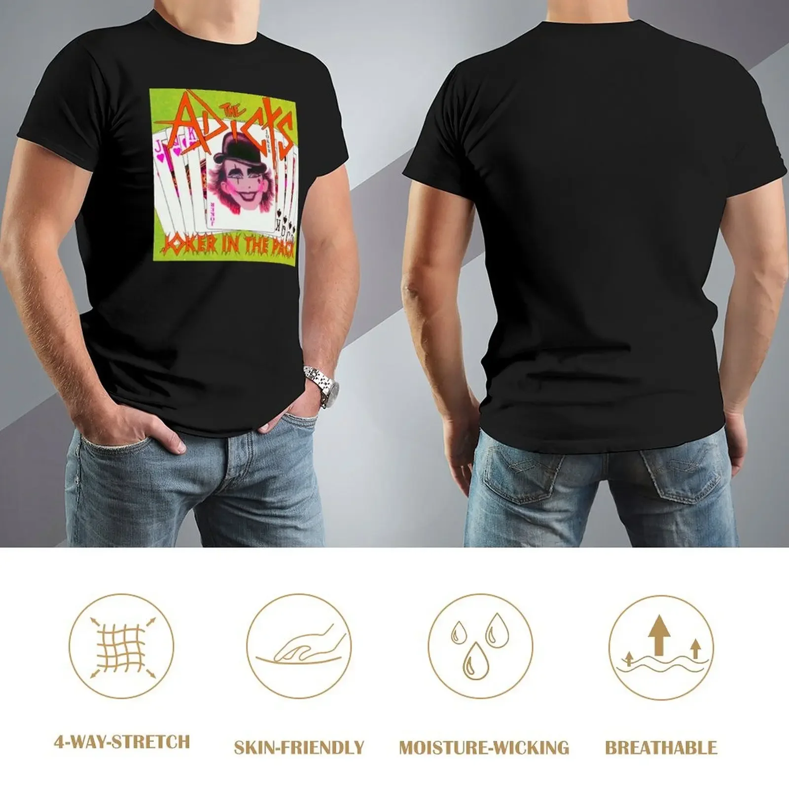 Футболка The Adicts Band Punk Rock Gift For Fan футболка с короткими рукавами синяя арховая