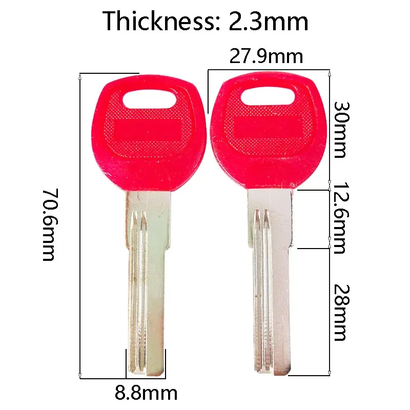 

5/10/50/100 шт. Hi-Rel Baodean 28 мм безопасный ключ пустой замок для дома ключ для открытия домашней двери слесарные инструменты медь пластик для присасывания