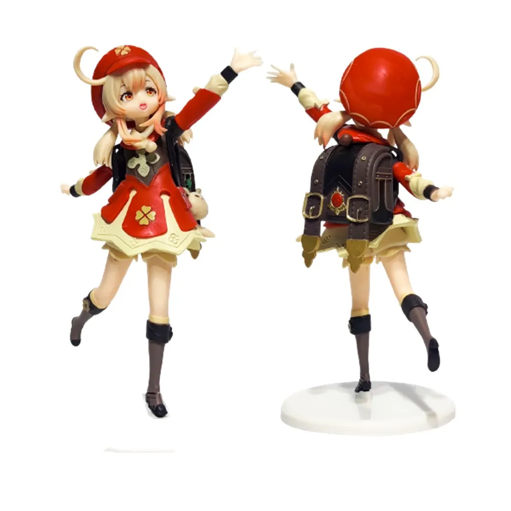 

Genshin Impact Anime Figures Paimon PVC Toys Klee Venti Action Figma Collection Model Doll Figma Cute Girl Brinquedos Figurine