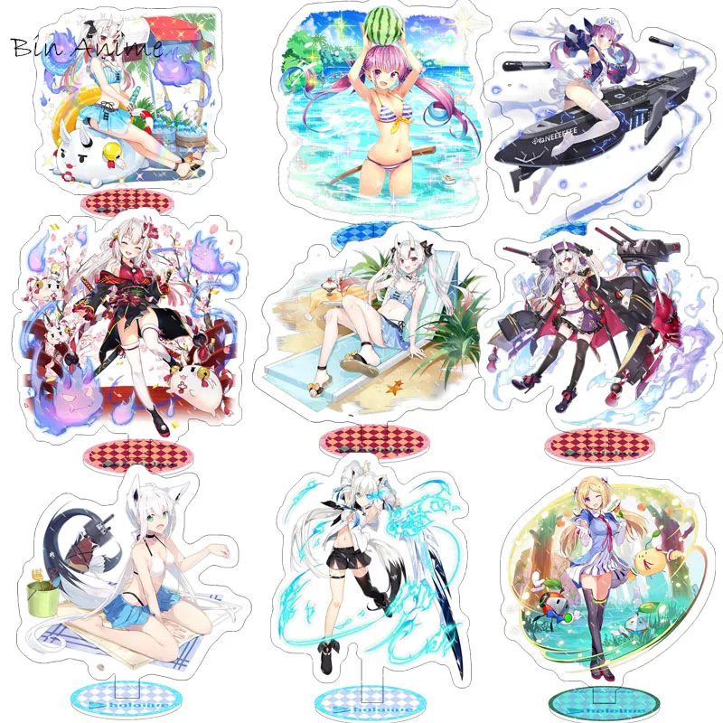 Cutey Hololive Vtuber акриловый Usada пекора Руха рушиза хосимати суисей инугами корон сумки стенд модель аниме горячая Распродажа веера подарок