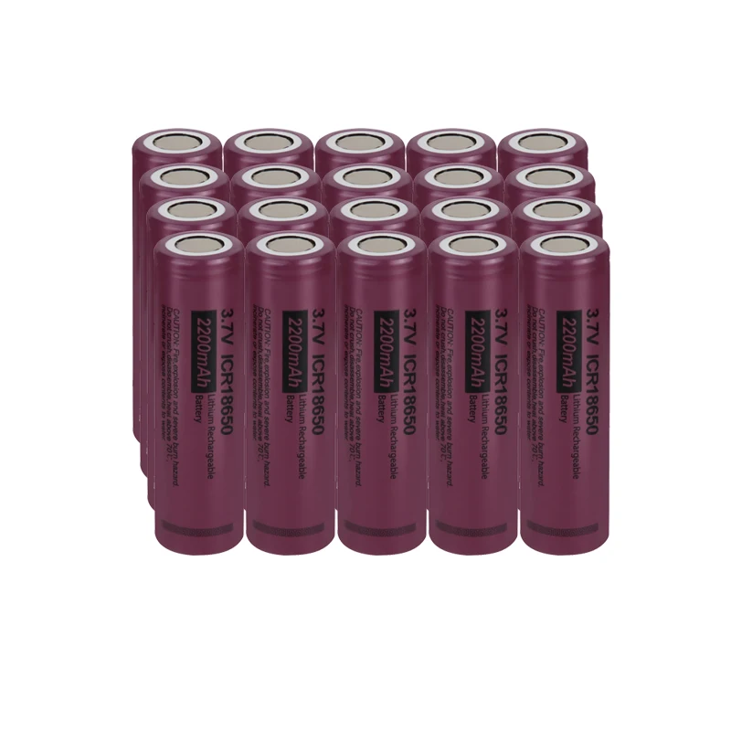 

Wholesale 20Pcs/lot PKCELL 3.7V 2200mAh ICR18650 Li-ion Lithium Rechargeable Battery 18650 batteryBatteries For LED Flashlights