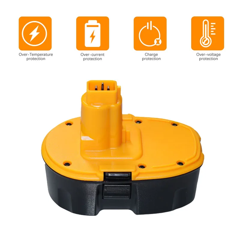 

4800mAh/6800mAh 18V Ni-MH Replacement Battery For Dewalt XRP DC9096 DC9099 DC9098 DW9099 DW9098 Cordless Power Tool