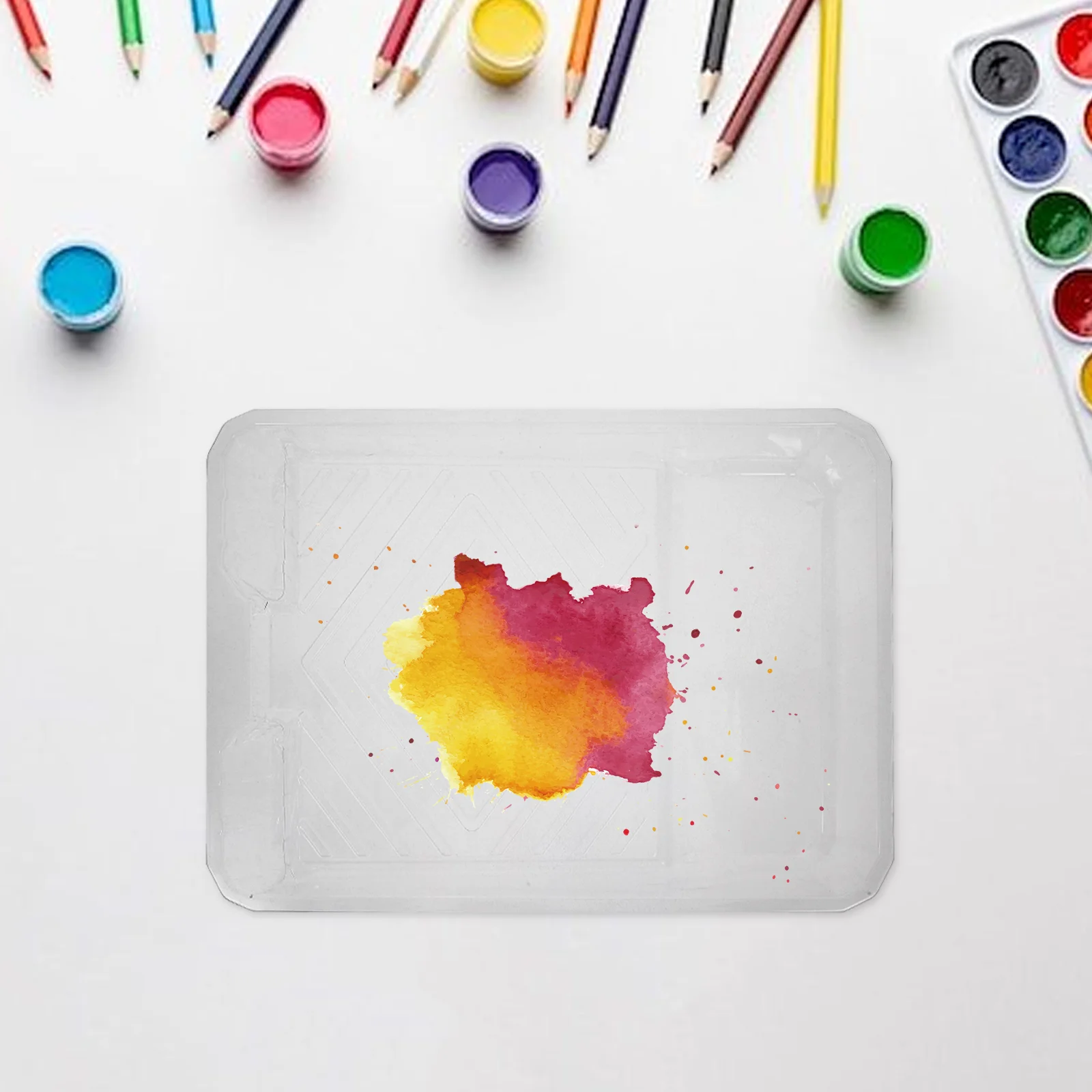 6 шт. одноразовые вкладыши для лотков краски кистей красок лотки масляной