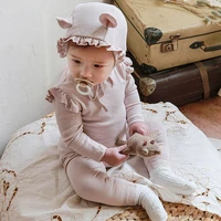 rinilucia newborn baby girls boys rompers clothes toddler infant long sleeve ruffle casual jumpsuit baby sleepwear outfits