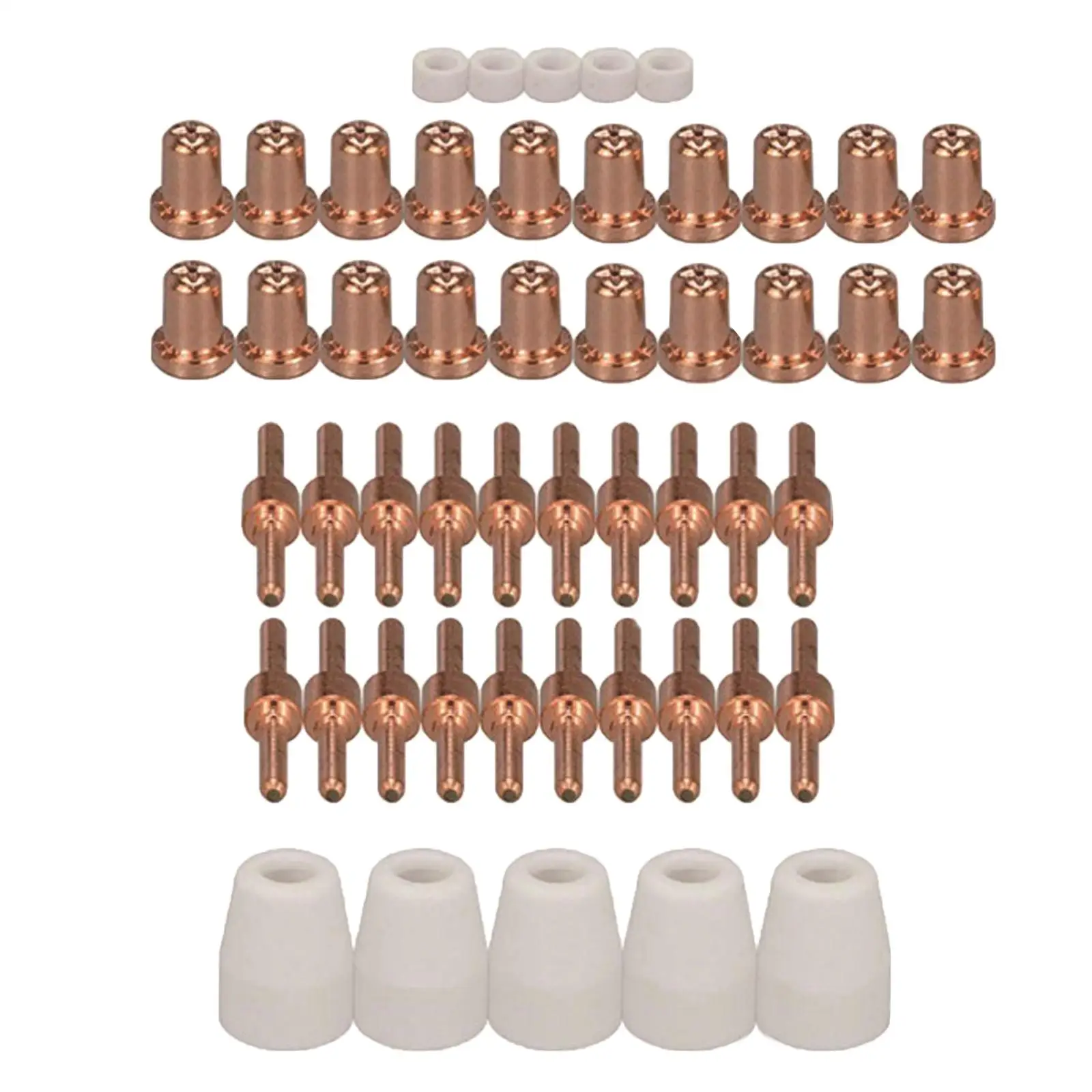

50x Nozzle Shroud Shield Cup Kit for Cutting Torch Replacement Parts