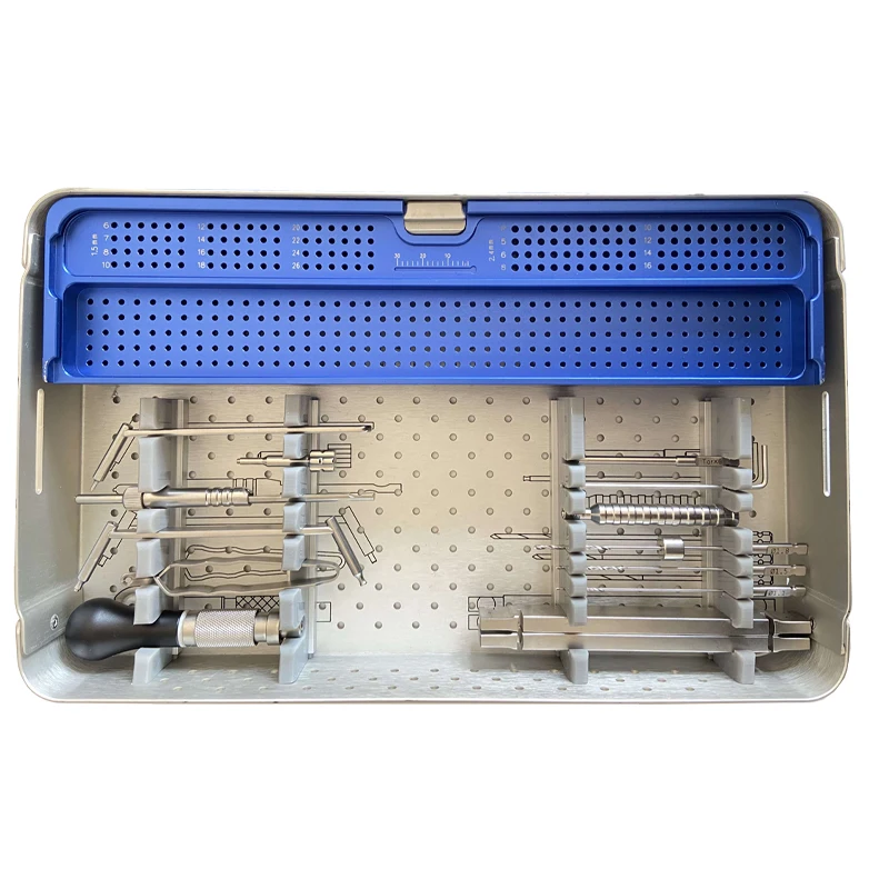 

2.4mm Locking Plate Instrument Kit for Veterinary Orthopedic Surgery