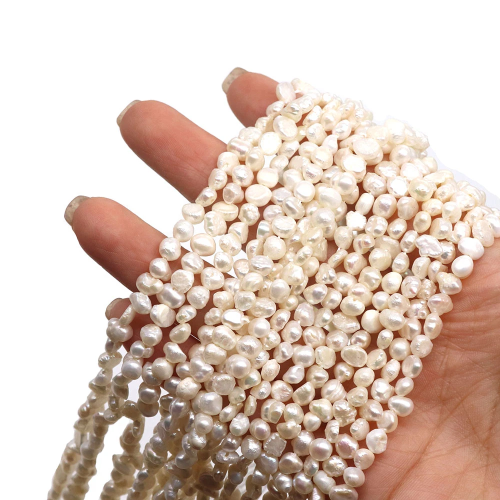 

Natural Freshwater Pearls Loose Beads Horizontal Hole Irregular Beads DIY for Making Necklace Bracelet Jewelry Pearl Accessories