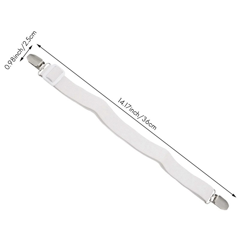 

8Pcs Bed Sheet Holder, Adjustable Sheet Fasteners Grippers Suspenders