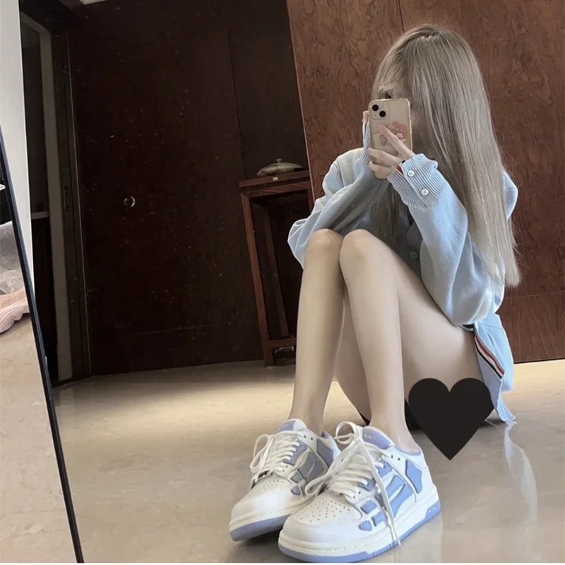 2023 Spring/Summer New Bone Panda Little White Shoes (Couple Wear) Breathable Casual Women's Shoes Versatile