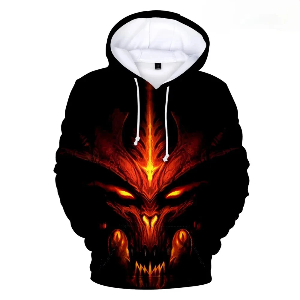 

Game Diablo III Children's 3D Hoodie Men/Women Autumn/Winter Sweatshirt Boys/Girls Street Long Sleeve Popular Science Clothes