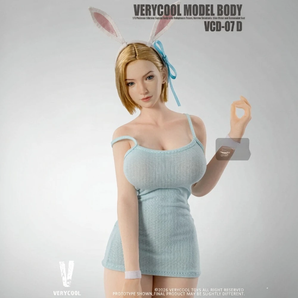 Фото Предзаказ VERYCOOL VCD‑07ABCDE: Силиконовое женское тело в масштабе 1/6, супергибкое, для экшн-фигурок, коллекционная модель, игрушка, подарок. №5