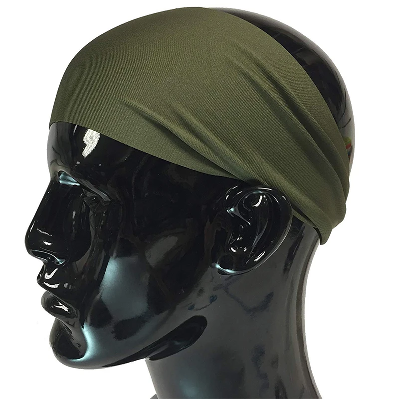 Спортивная повязка для волос с эластичной подкладкой, поглощающая пот и обеспечивающая воздухопроницаемость "Fast Dry On".