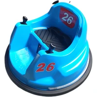sticker race car 12v kids toy electric ride on bumper car vehicle with remote control led lights 360 degree spin 2 speed