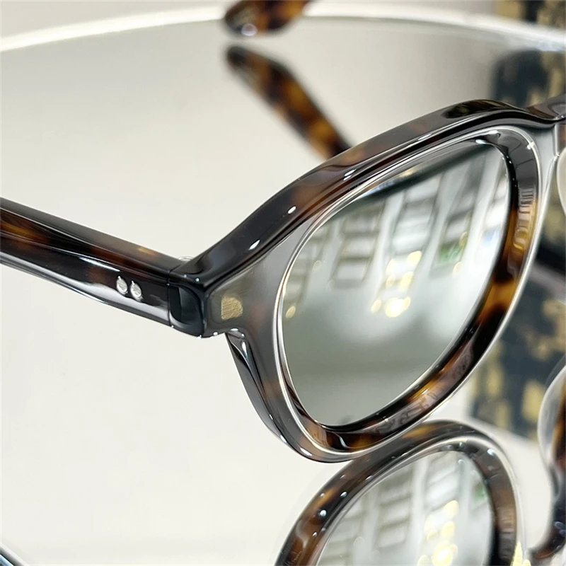 Круглые женские солнцезащитные очки Lemtosh DAHVEN ацетатные ретро мужские высокого