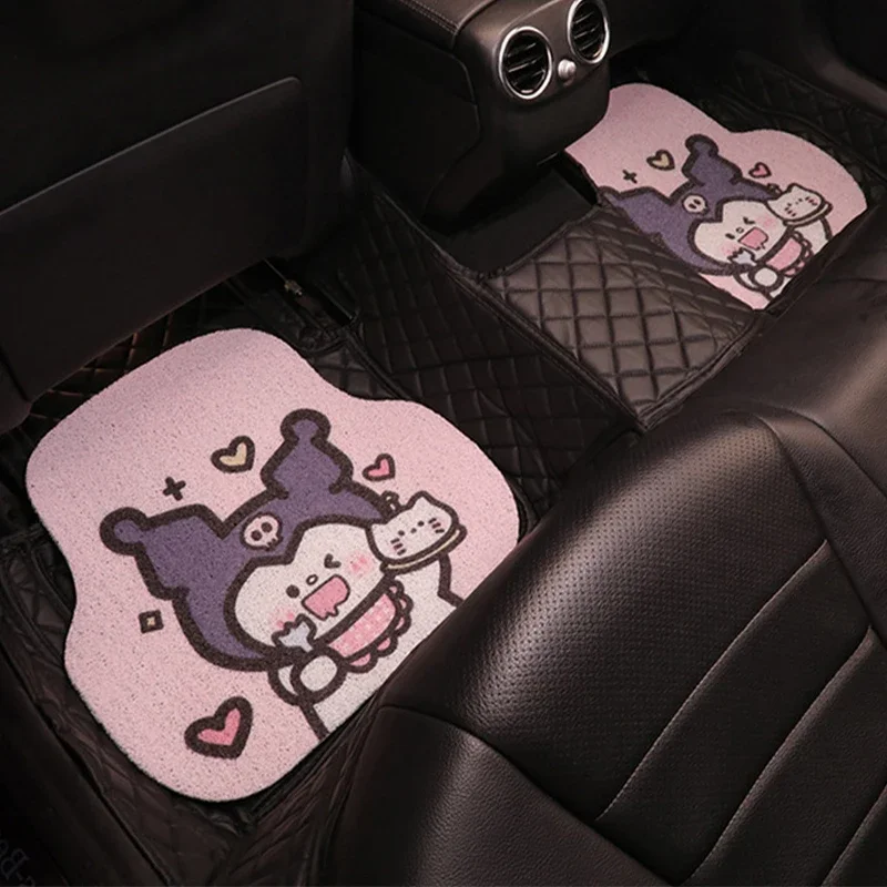 Sanrio Kawaii Kuromi обычные автомобильные коврики понравико аниме мультфильм милый