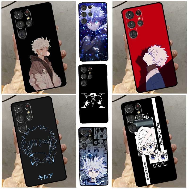Чехол HUNTERXHUNTER Killua для Samsung Galaxy S23 Ultra S22 Ultra S20 FE S21 FE Note 10 20 S8 S9 S10 Plus, чехол