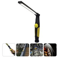 1 set usb rechargeable flashlight collapsible cob working light camping lamp