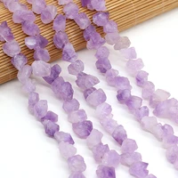 natural stones amethyst unshaped crushed stone beaded for jewelry making diy necklace bracelet accessories charm gift party 36cm