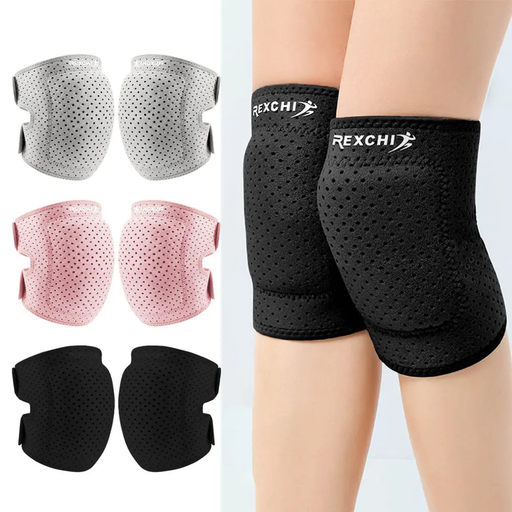 

1pair Knee Pad Support Joint Nylon Fitness Knee Pads Cycling Running Yoga Protector Leg Sleeve For Golf Hiking Skiing Skateboard