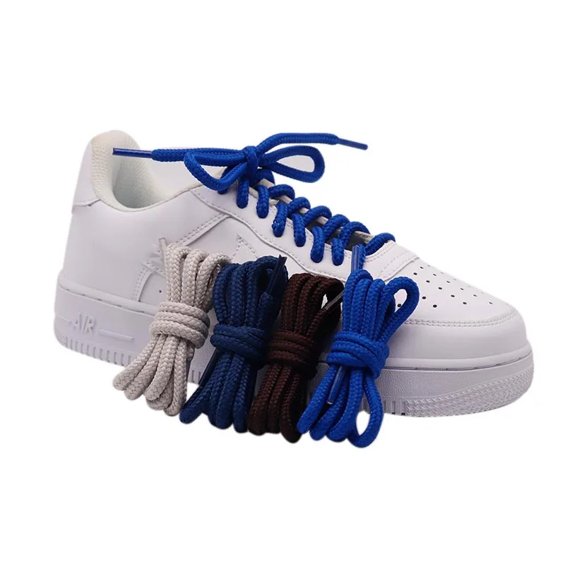 Coolstring кроссовки Accoessory 6 мм полиэстер круглый привязанные веревки плотно прилегающие мужские шнурки плоская цветная Толстовка Lacets одна пара розничная продажа