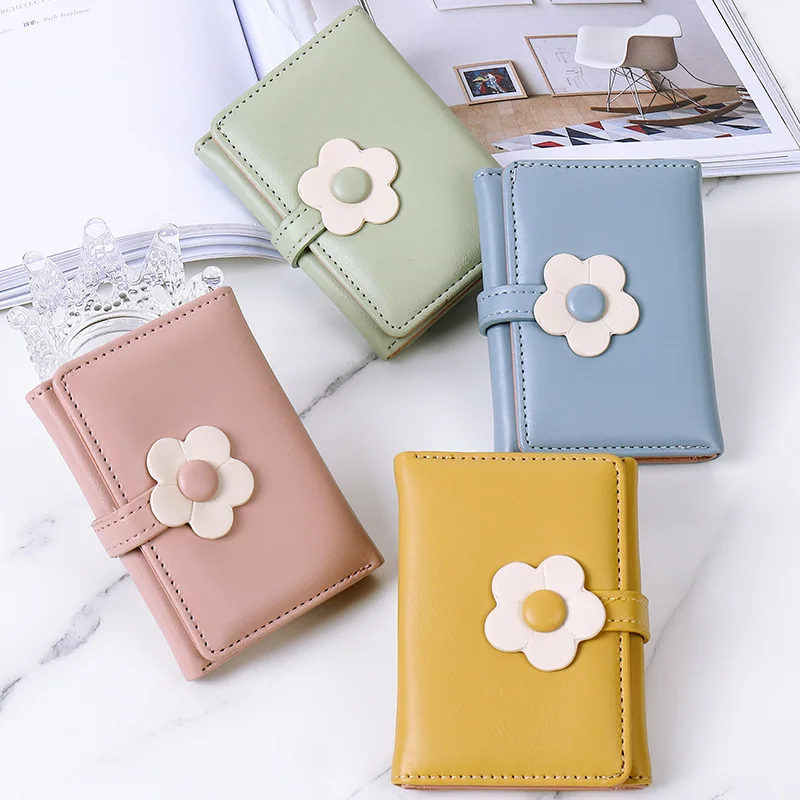 Women Wallet Short Small Three-fold Wallet Female Multi-card Card Holder Coin Purse Lady Clutch Mini Money Bag Wallet Carteras