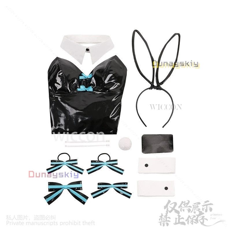 Фото Anime Mikkuu 16th Anniversary Cosplay Game Project Sekai Bunny Girl Uniform Sexy Jumpsuit Cos For Halloween Christmas Customized №5