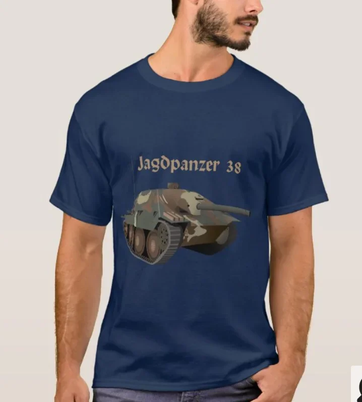 Футболка Greman Army Jagdpanzer 38 майка-разрушитель времен Второй мировой войны