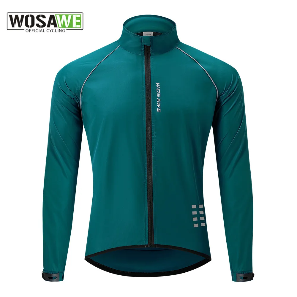 Светоотражающие мужские велосипедные куртки WOSAWE ветрозащитная велосипедная