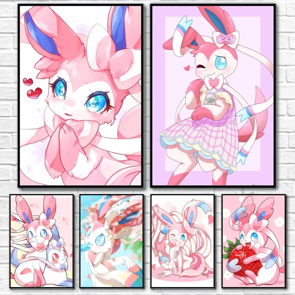 Аниме Фея Иви Каваи Плакат Липкая Настенная Художественная Печать